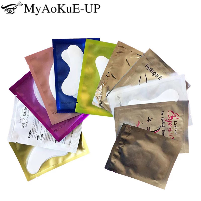 Under Eye Gel - رقع ورقية لوصلات الرموش ، أدوات