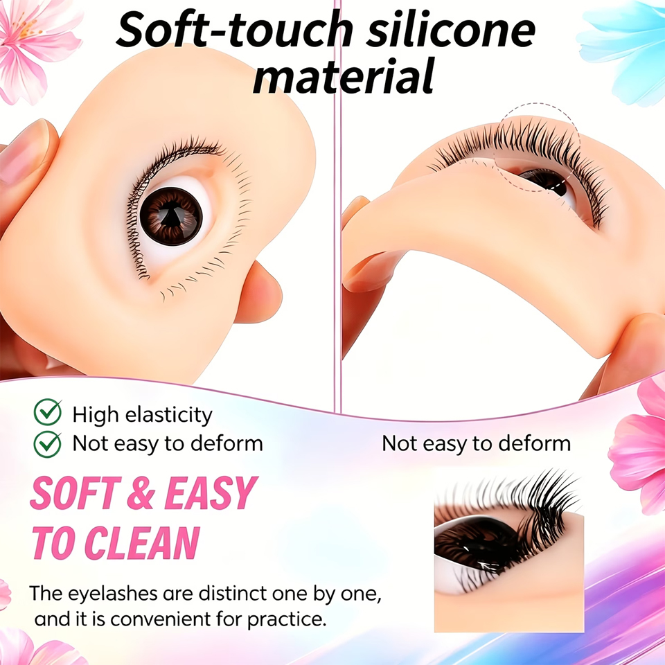 Eyelash Extension Model - نموذج عيون قابل لإعادة الاستخدام بثلاث