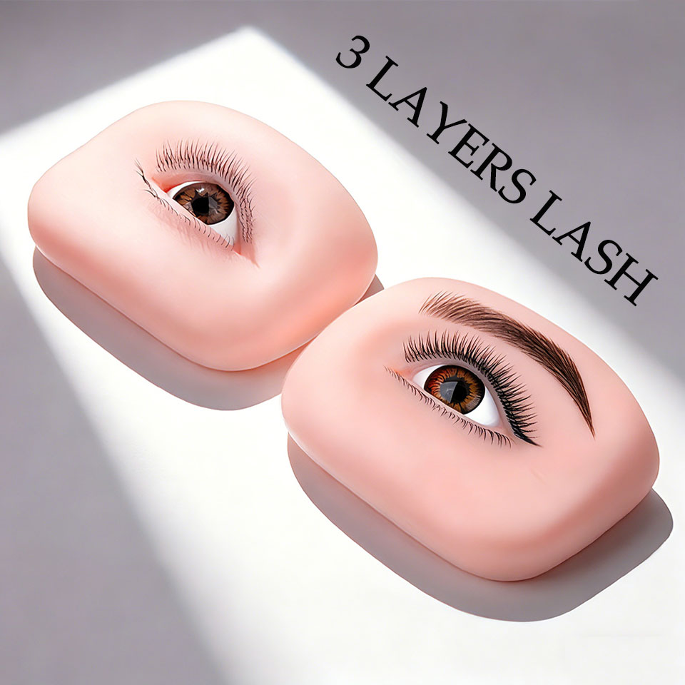 Eyelash Extension Open Eye - رأس مانيكان جديد للتدريب على تمديد