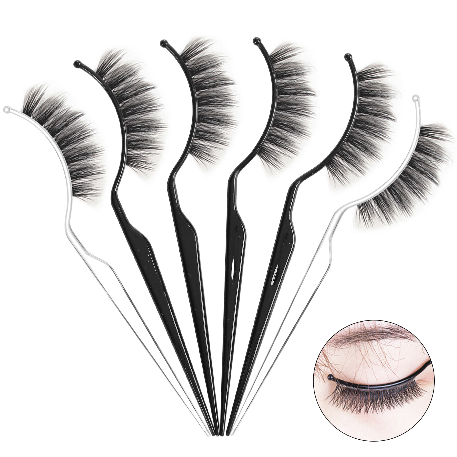 Eyelash Extension Model - 10 قطع من أدوات تجربة الرموش