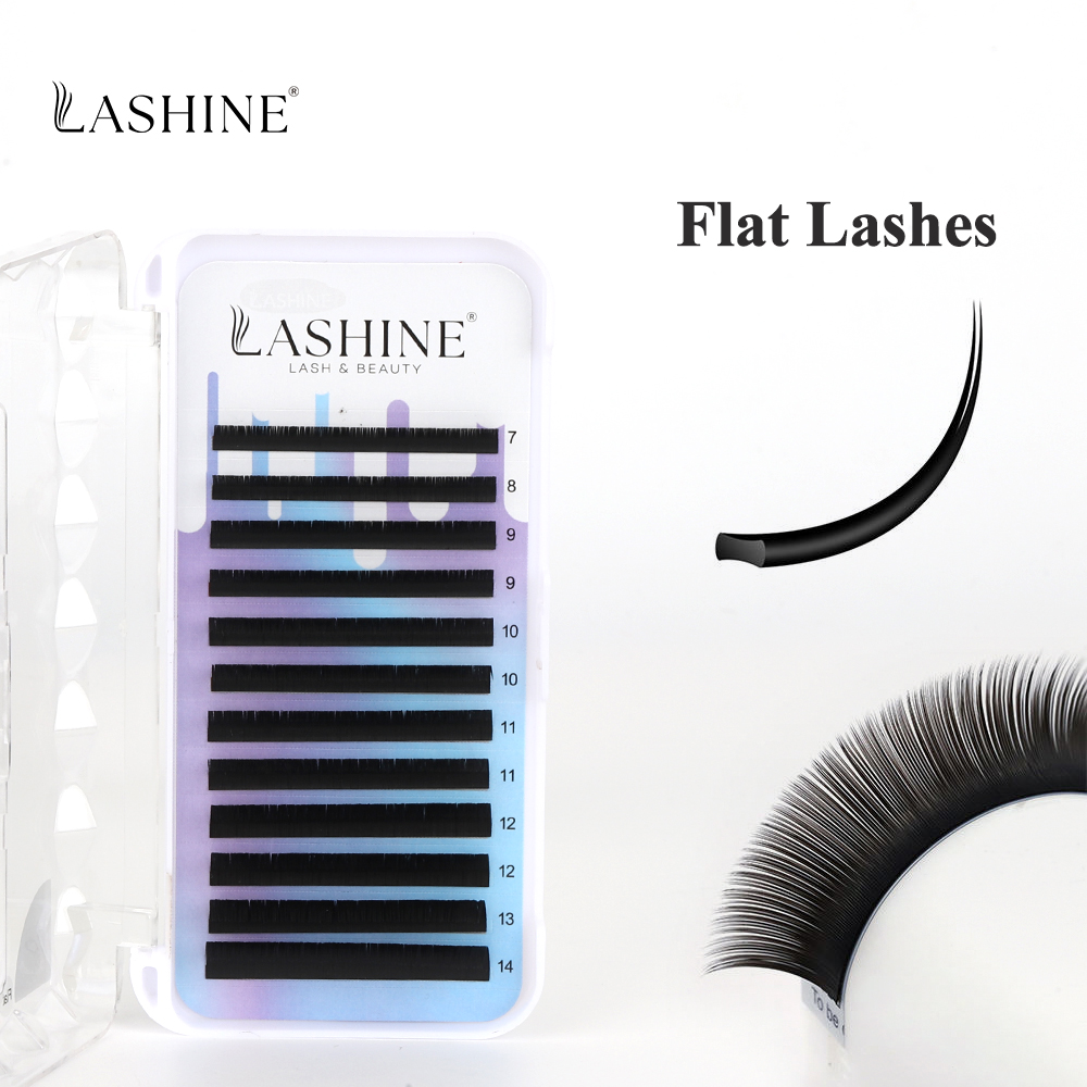 Eyelash Extensions Classic - رموش صناعية كلاسيكية مسطحة من لاشاين،