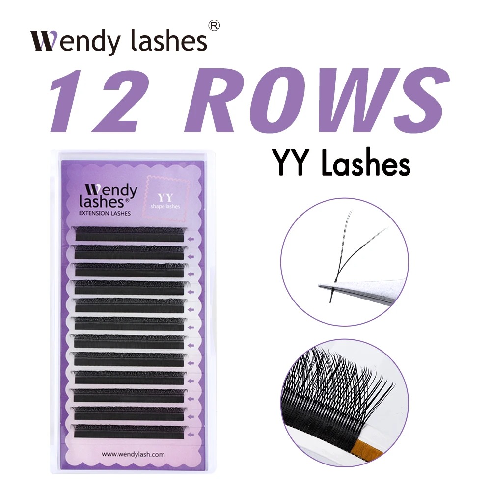 Eyelash Extension Yy - ويندي 2D YY شكل C/D حليقة