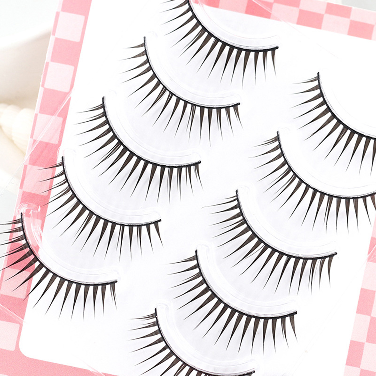 Eyelash Extension Japanese Style - 5 أزواج من الرموش الصناعية على
