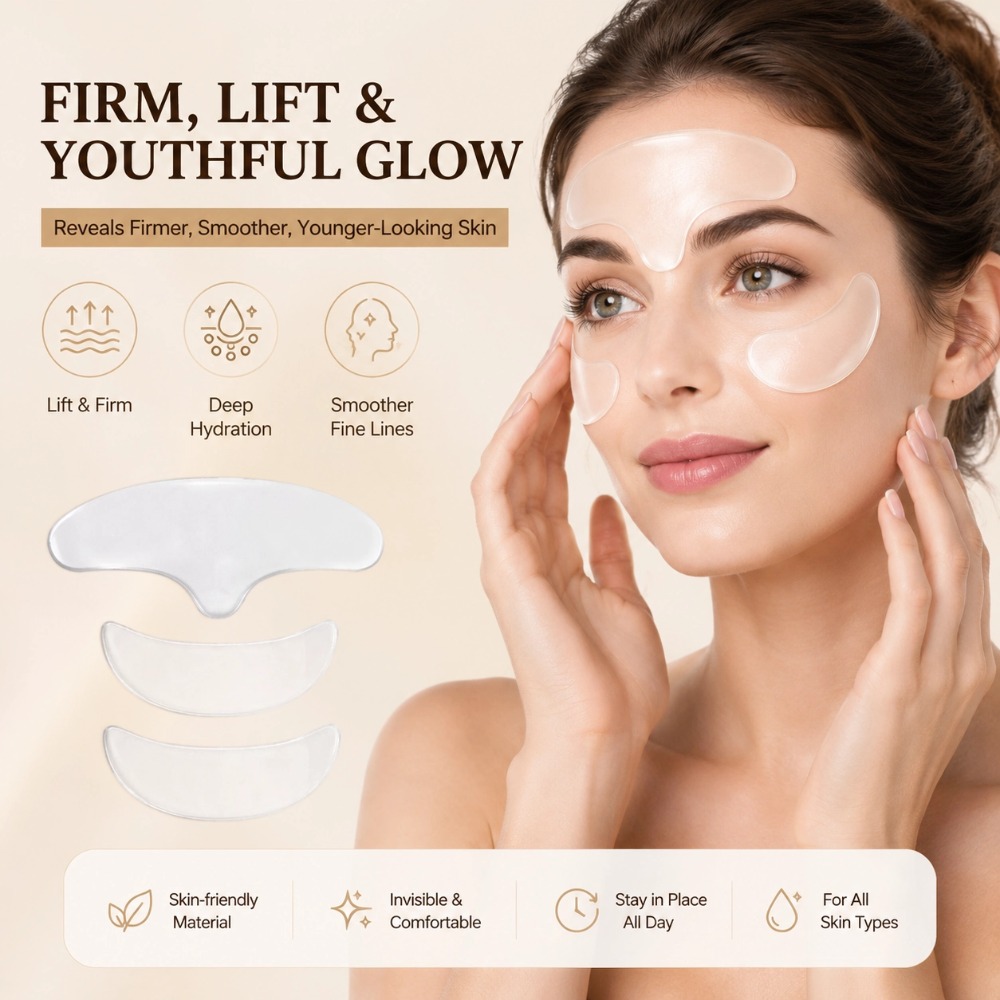 Under Eye Gel - لاصقة جل السيليكون الناعمة القابلة لإعادة