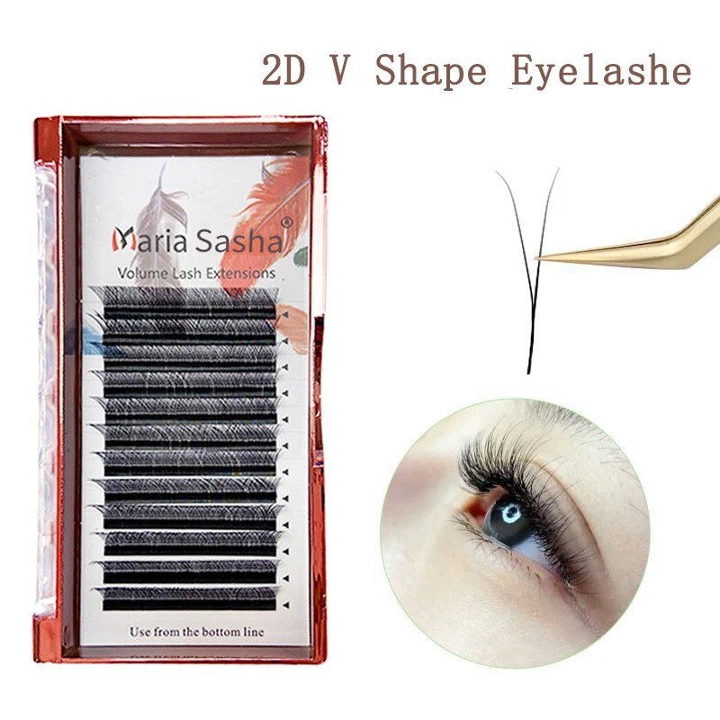 Eyelash Extension Yy - ماريا 2D Y شكل الرموش اليد