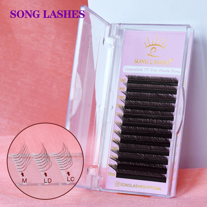 رموش سونغ YY شكل أسود بني أزرق - مراجعة Eyelash Extension Yy وسعره