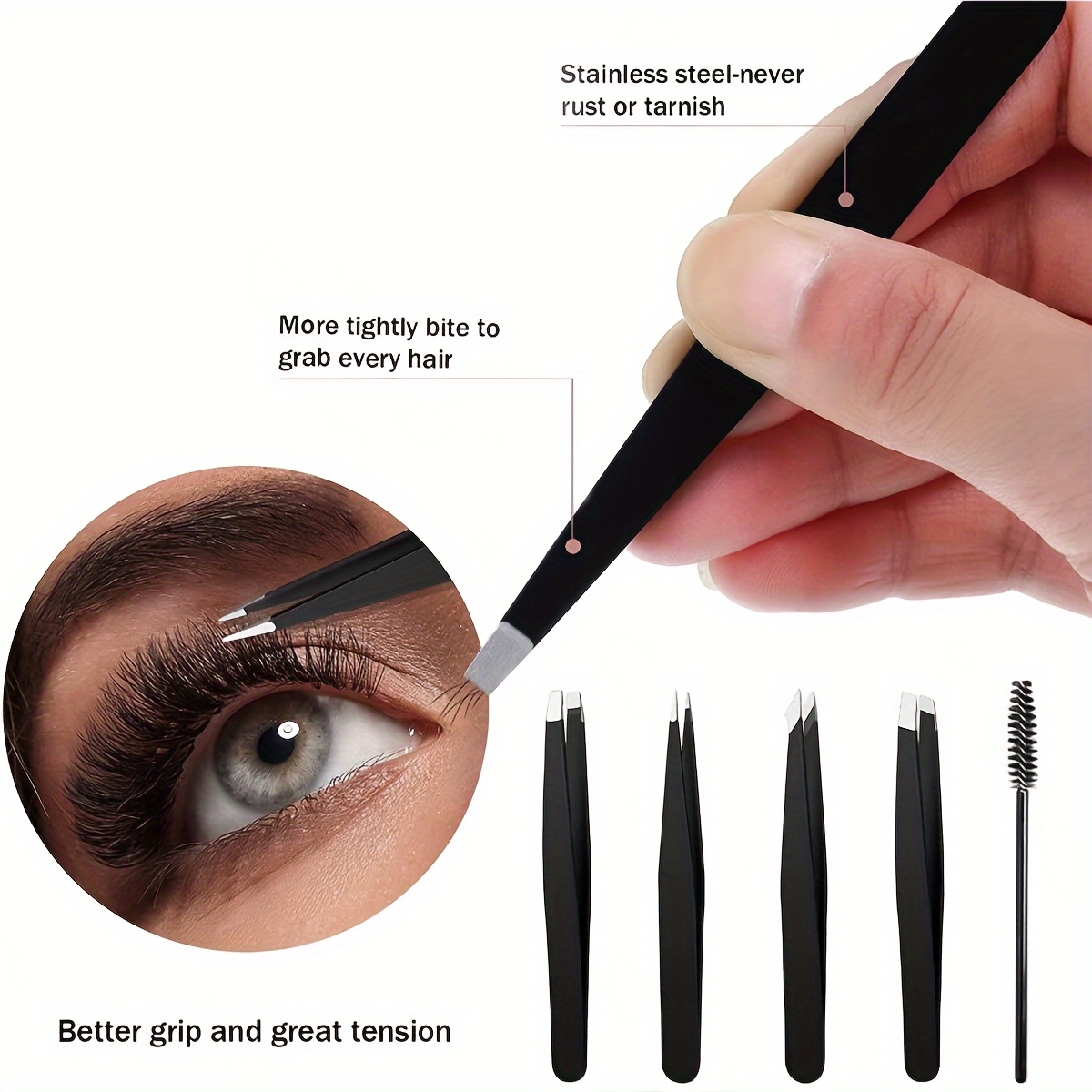 طقم ملاقط حواجب 6 قطع مع مقص م - مراجعة Lash Primer Cleanser وسعره