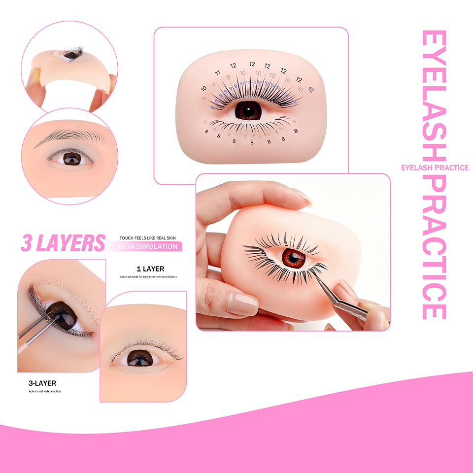نموذج عيون قابل لإعادة الاستخد - مراجعة Eyelash Extension Model وسعره