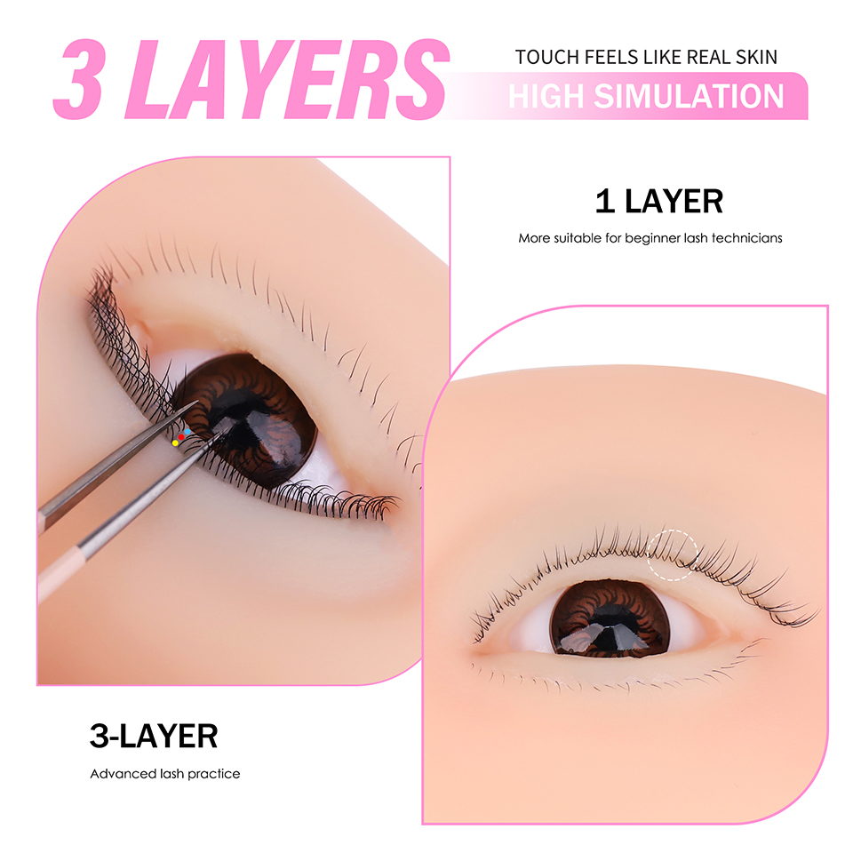 نموذج عيون قابل لإعادة الاستخد - مراجعة Eyelash Extension Model وسعره