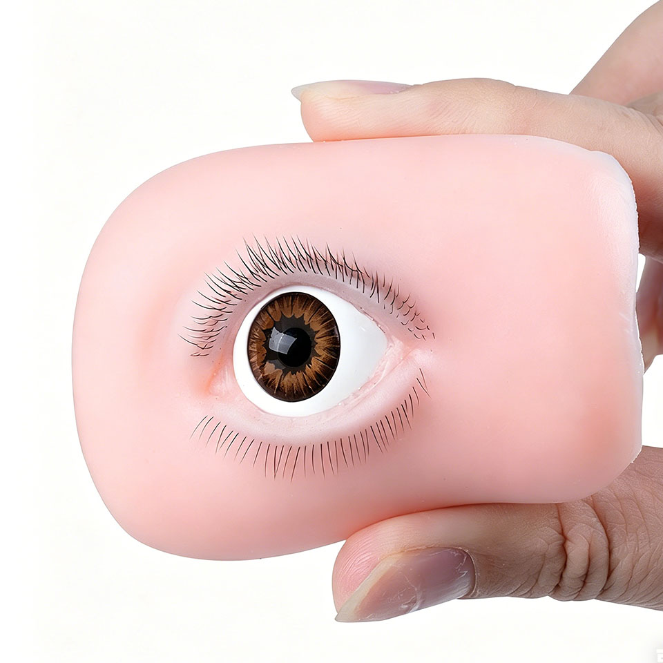 رأس مانيكان جديد للتدريب على ت - مراجعة Eyelash Extension Open Eye وسعره