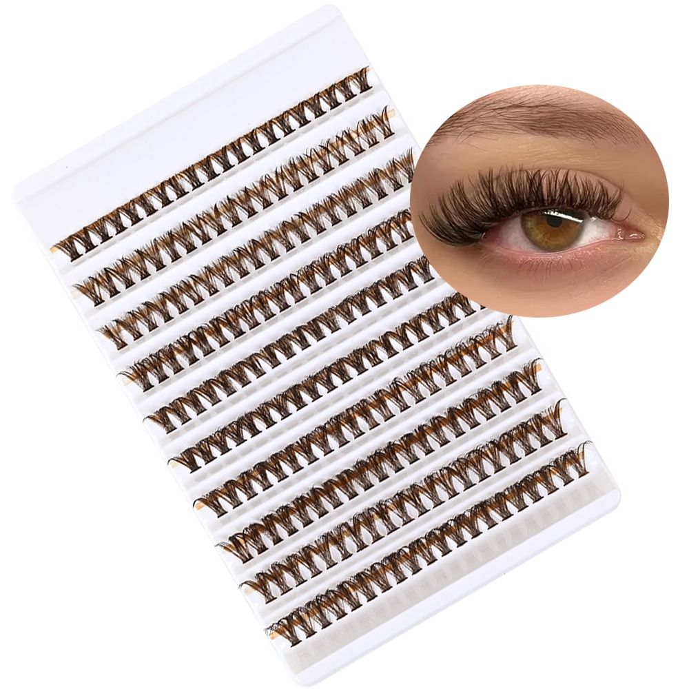 رموش صناعية كثيفة بنية اللون 4 - مراجعة Eyelash Extension Volume وسعره