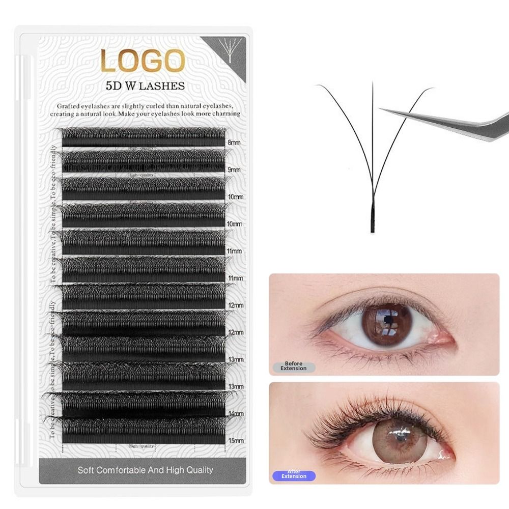 رموش صناعية جديدة ثلاثية ورباع - مراجعة Eyelash Extension Volume وسعره