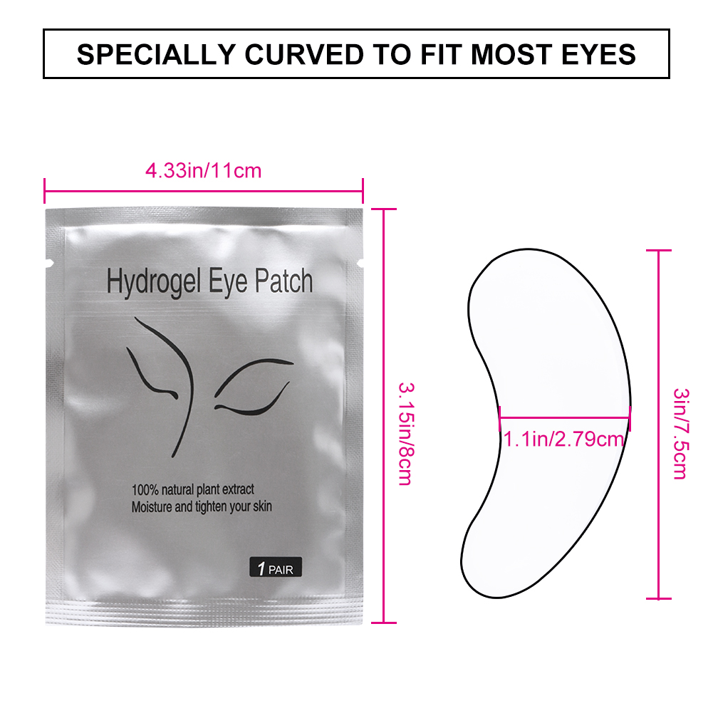 50/100 Pairs العين بقع ل تمديد - مراجعة Under Eye Gel وسعره