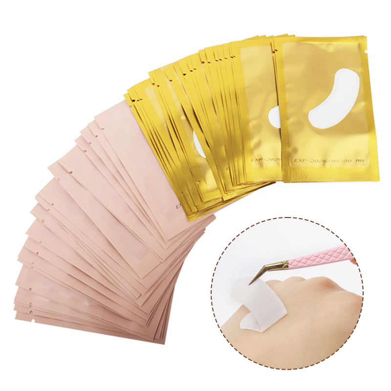 50 Pairs رقع العين تحت العين ج - مراجعة Eyelash Extension Class وسعره