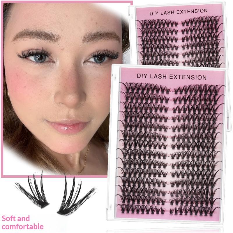 20 قطعة من الرموش الصناعية الف - مراجعة Eyelash Extension Volume وسعره