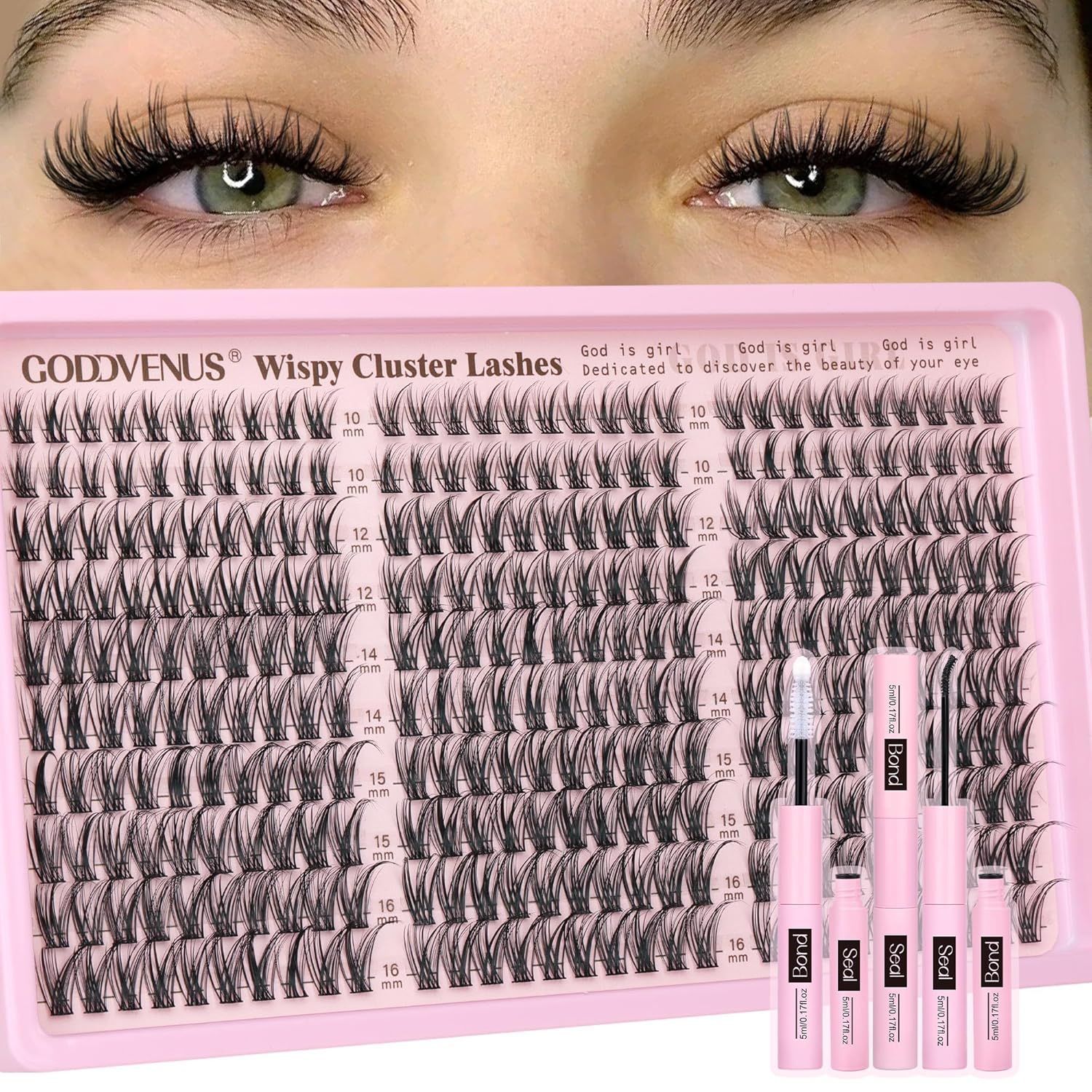 مجموعة تمديد الرموش DIY، مجموع - مراجعة Eyelash Extension Volume وسعره