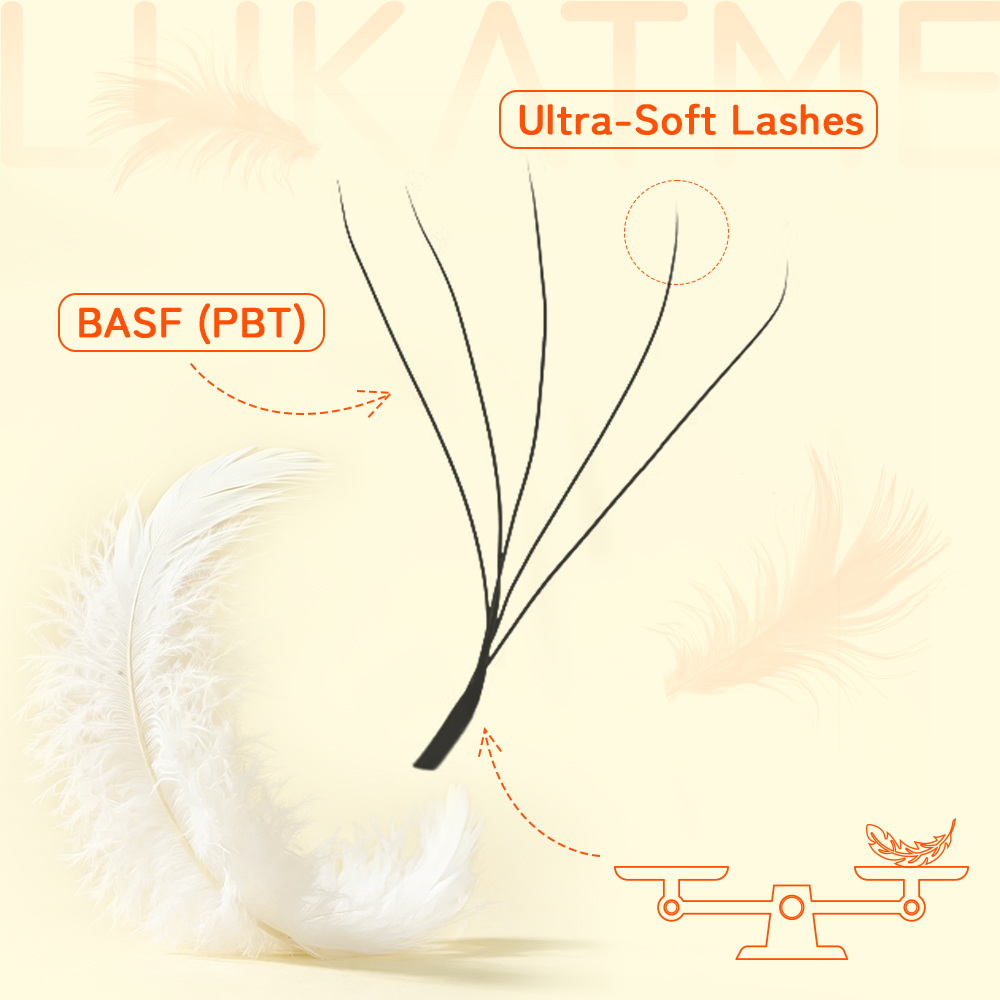 رموش LUKATME ثلاثية ورباعية وخ - مراجعة Eyelash Extension Yy وسعره