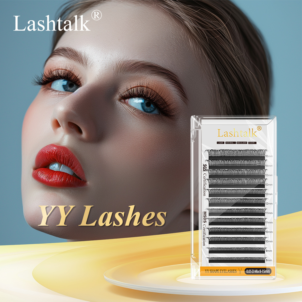 وصلات رموش على شكل Lashtalk-YY - مراجعة Eyelash Extension Yy وسعره