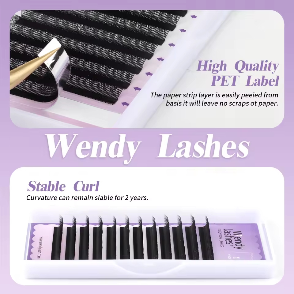 ويندي 2D YY شكل C/D حليقة رمش  - مراجعة Eyelash Extension Yy وسعره