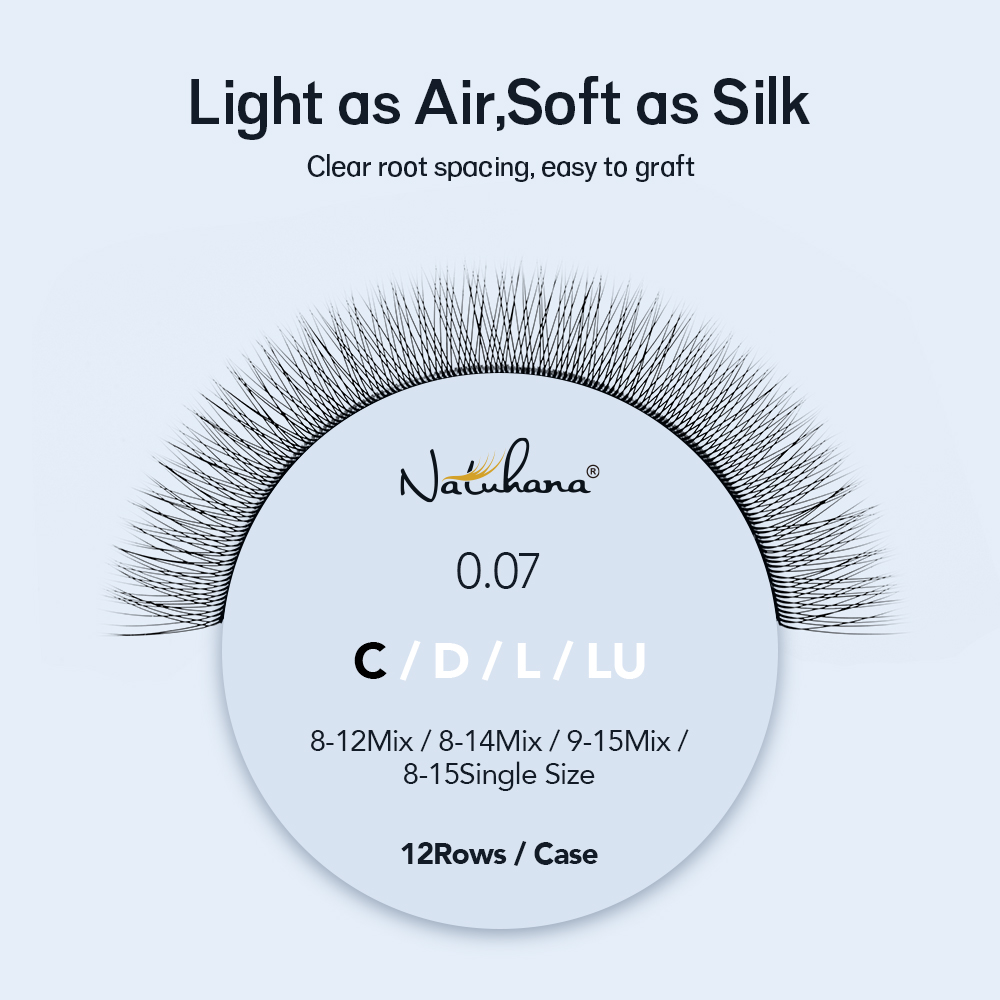 NATUHANA طرف واحد 2D YY جلدة ح - مراجعة Eyelash Extension Yy وسعره