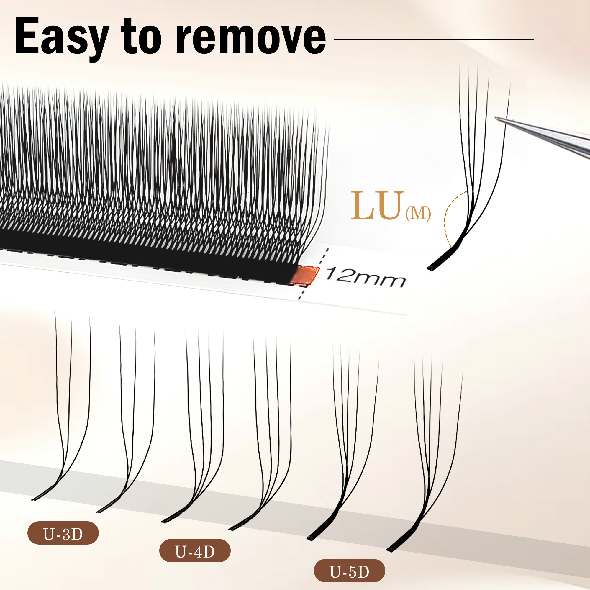 CoMango 3D 4D 5D على شكل حرف U - مراجعة Eyelash Extension Yy وسعره