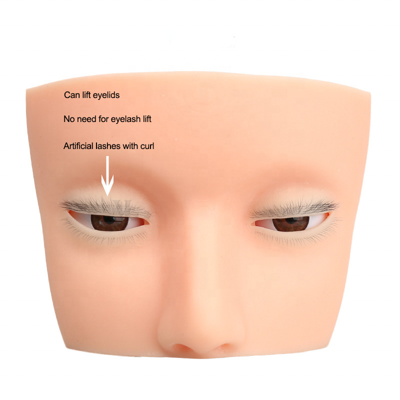 مانيكان صغير رباعي الطبقات رائ - مراجعة Eyelash Extension Open Eye وسعره