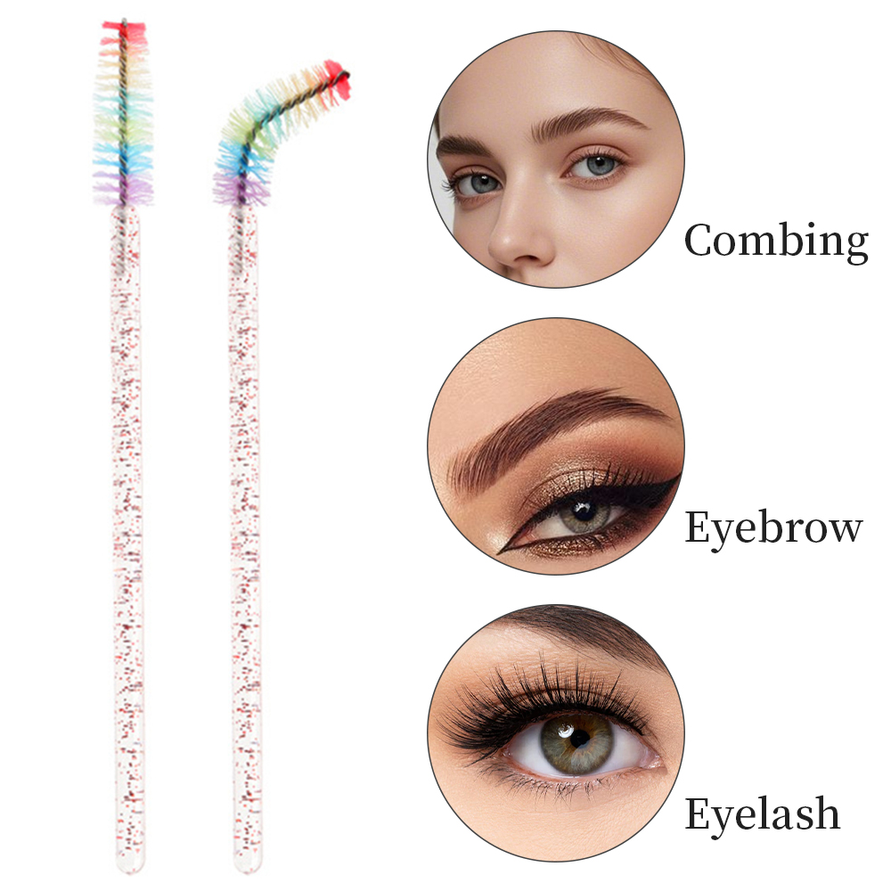 50 قطعة فرشاة رموش كريستالية ق - مراجعة Eyelash Extension London وسعره