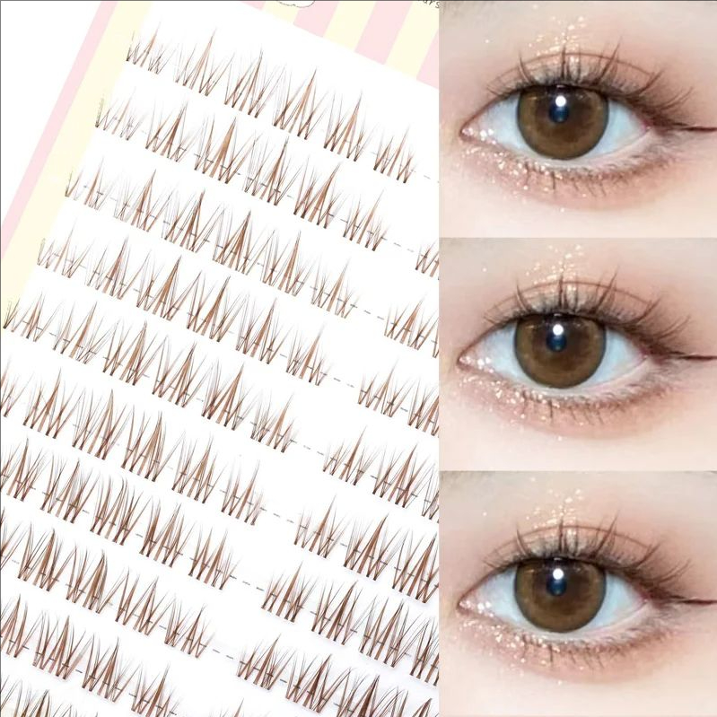 MJ براون عباد الشمس الرموش الص - مراجعة Eyelash Extension In Chinese وسعره
