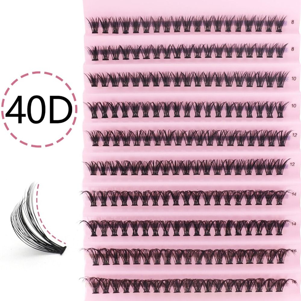 40D 8/10/12/14/16 مللي متر مجم - مراجعة Eyelash Extension Volume وسعره