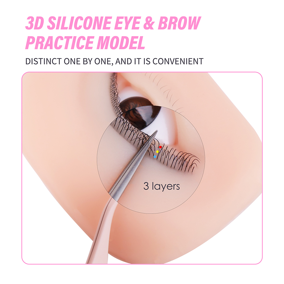 نموذج عين ثلاثي الأبعاد واقعي  - مراجعة Eyelash Extension Model وسعره