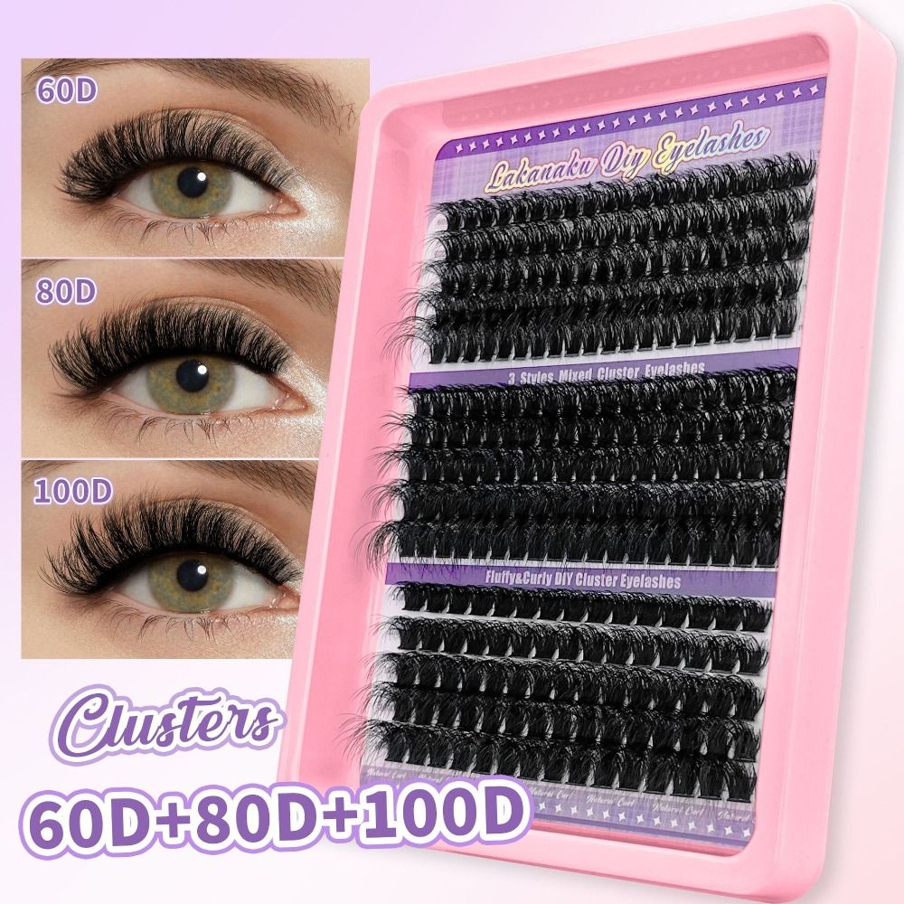 رموش صناعية بطول 9-16 مم، ثلاث - مراجعة Eyelash Extension Volume وسعره