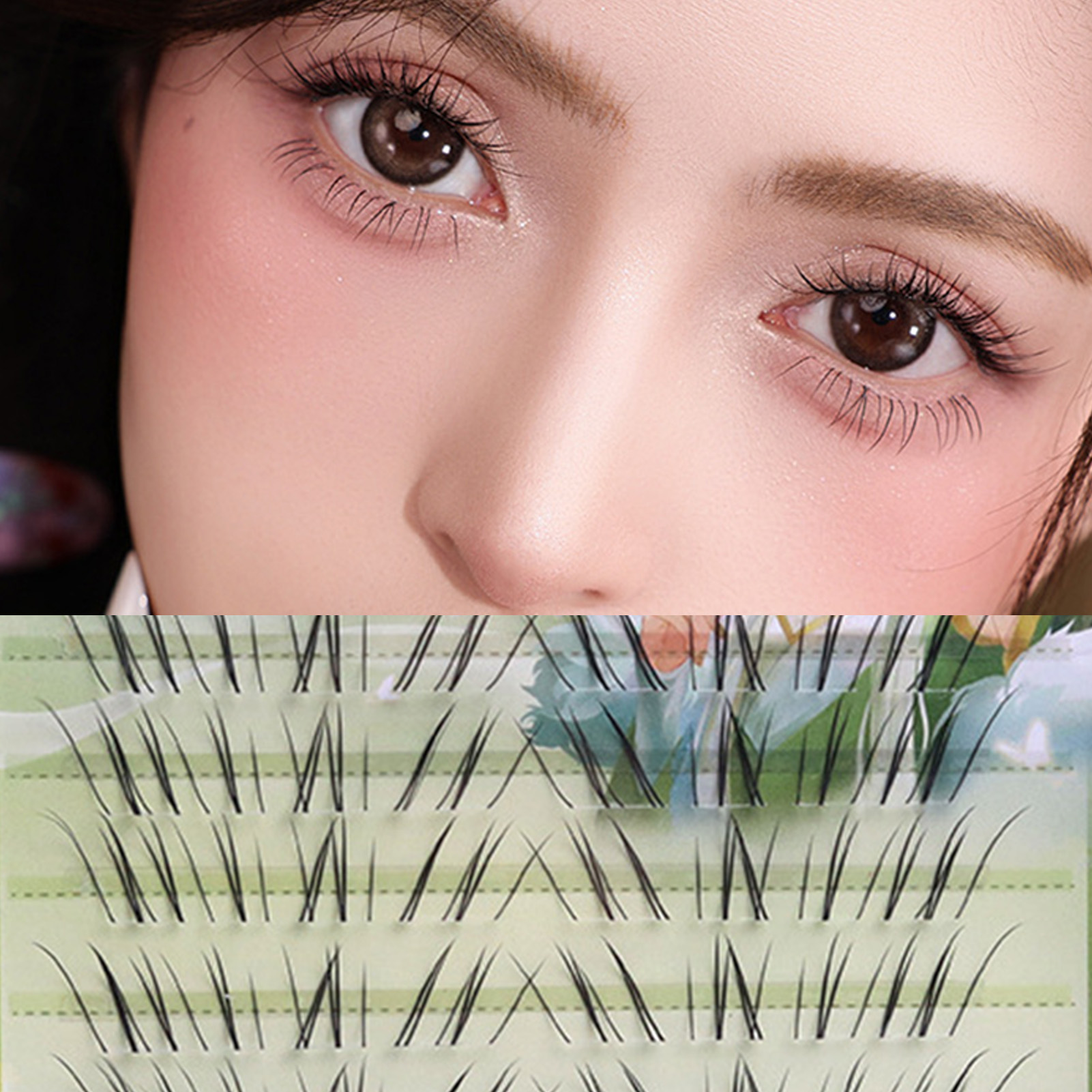 رموش صناعية بـ 10 صفوف بطول 9- - مراجعة Eyelash Extension In Chinese وسعره