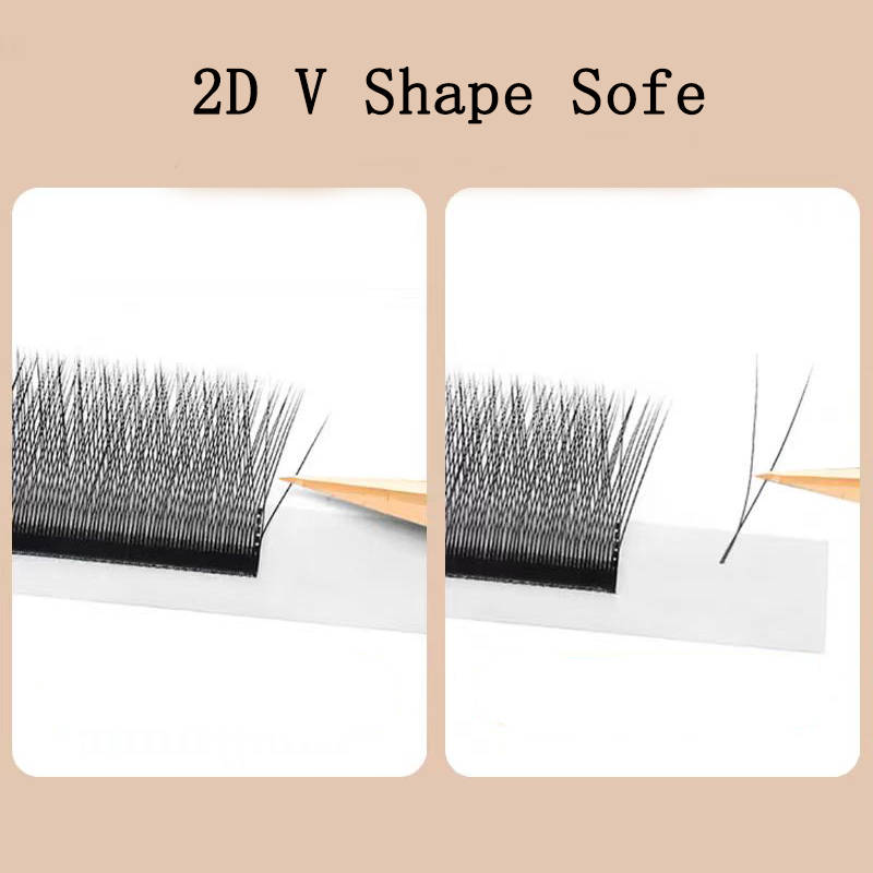 ماريا 2D Y شكل الرموش اليد قسط - مراجعة Eyelash Extension Yy وسعره