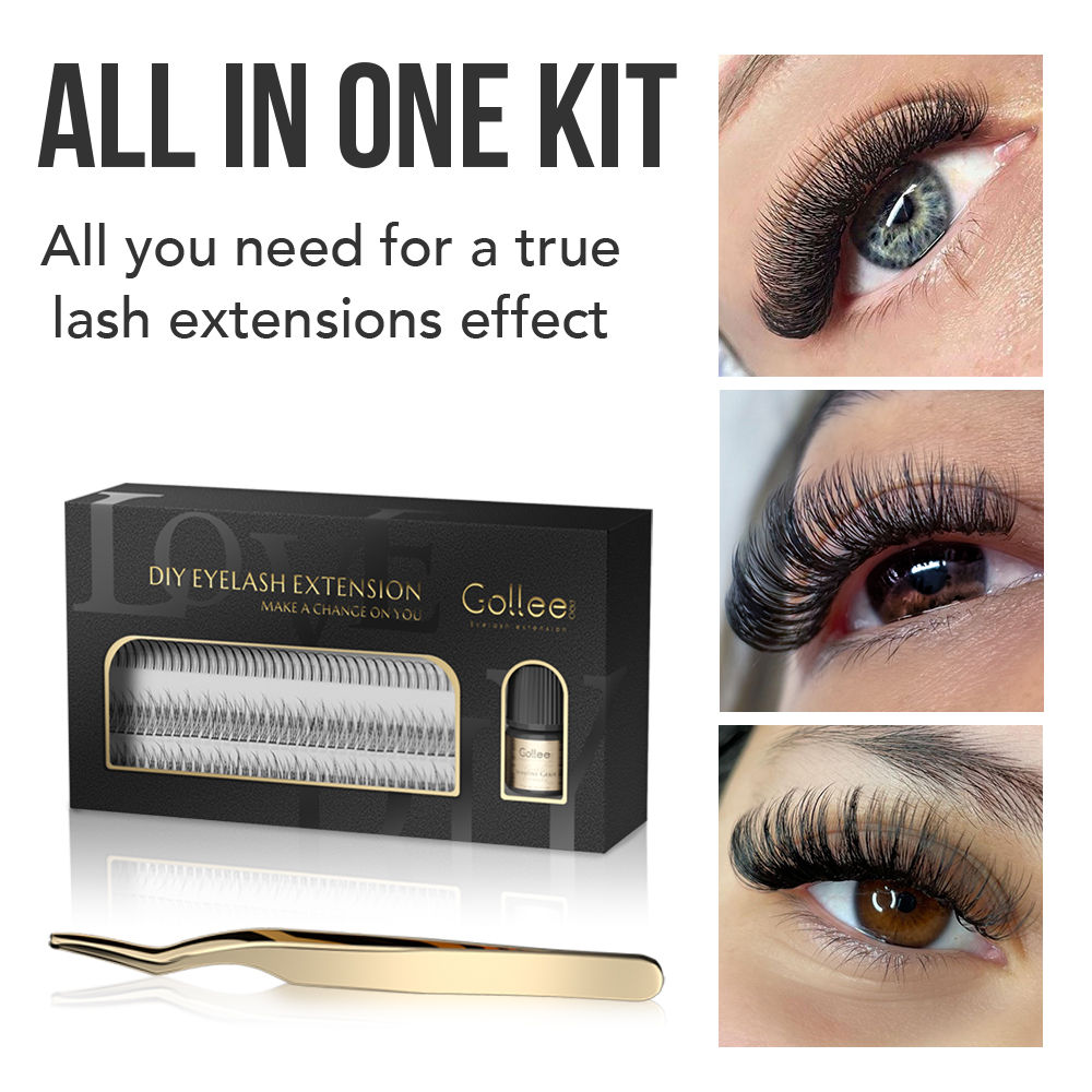 Gollee لتقوم بها بنفسك لاش تمد - مراجعة Eyelash Extension Open Eye وسعره