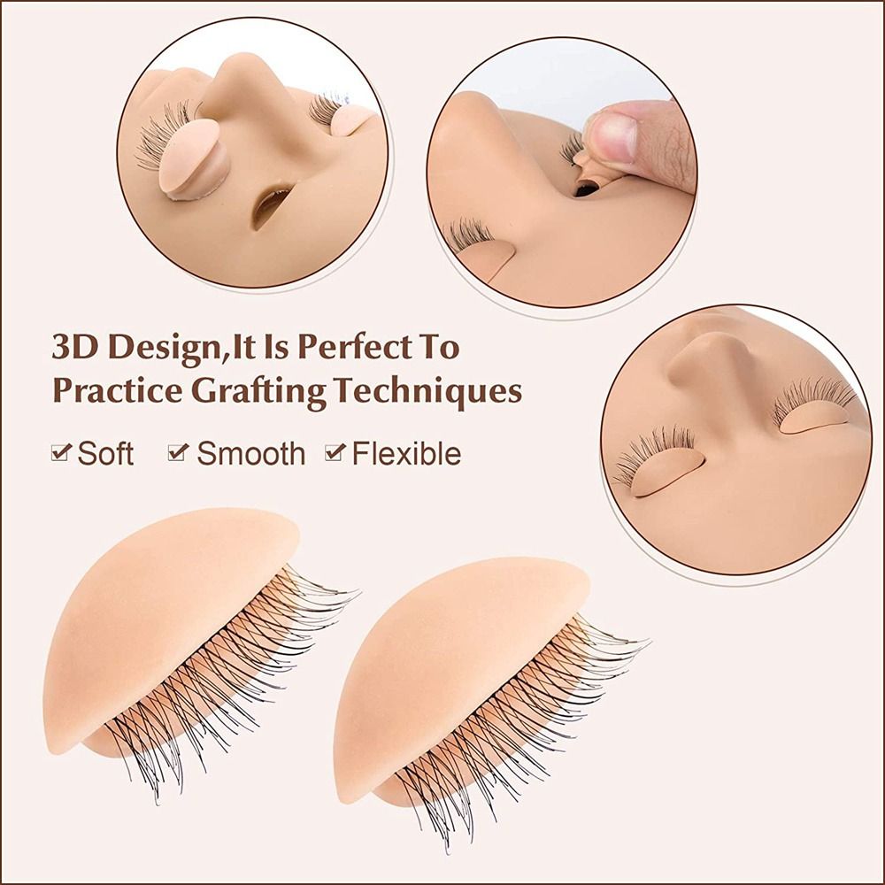 رأس تدريب متعدد الوظائف لتدريب - مراجعة Eyelash Extension Model وسعره
