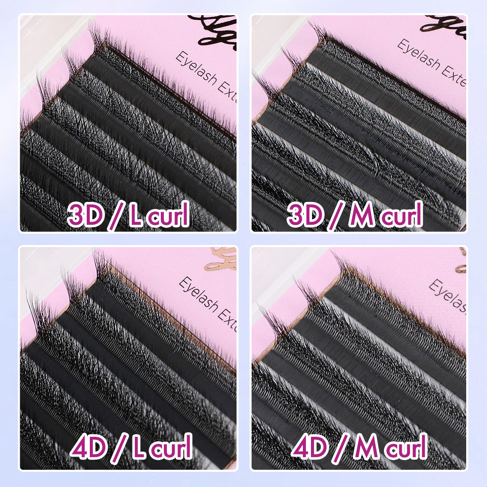 L M (LU) حليقة W شكل رمش ملحقا - مراجعة Eyelash Extension Yy وسعره