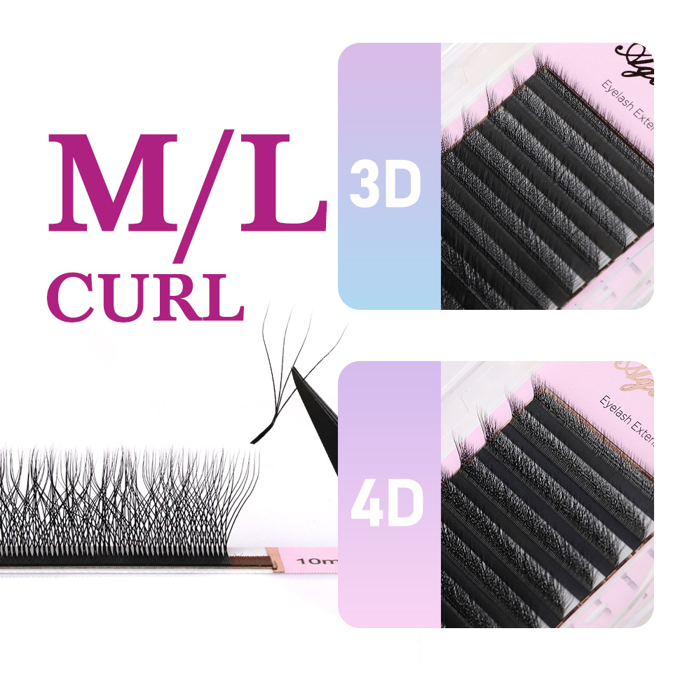 L M (LU) حليقة W شكل رمش ملحقا - مراجعة Eyelash Extension Yy وسعره